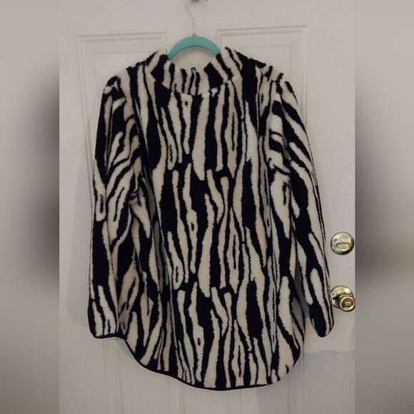 Terra & Sky 1/4 Snap Up Pullover Fleece Plus Size 3X - Picture 4 of 9